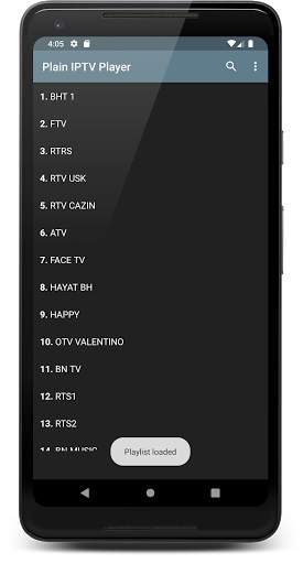 Plain IPTV Player screenshot 2