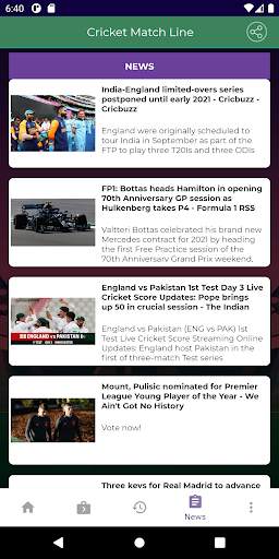 Cricket Match Line screenshot 5