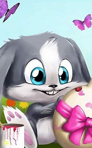 Easter Bunny Live Wallpaper HD screenshot 10