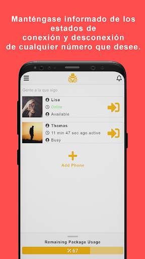 Rastreador de WhatsApp: Análisis de uso screenshot 1