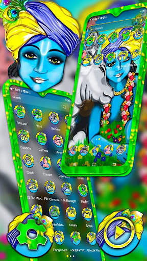 Lord Krishna Theme Launcher screenshot 4