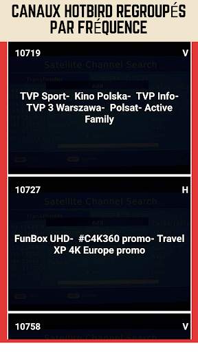 HotBird TV et RADIO Channels I screenshot 1
