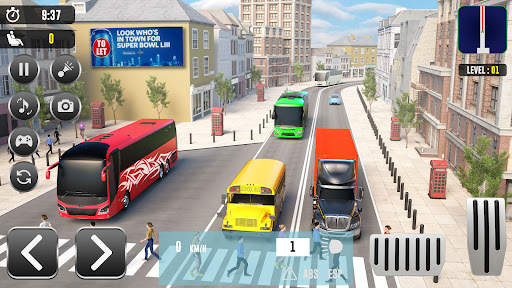 Bus Driving Simulator Bus game screenshot 4