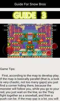 Guide For Snow Bros screenshot 3