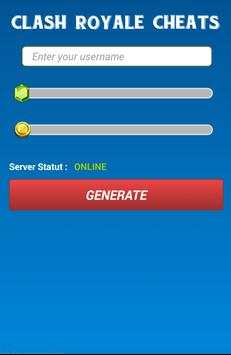 Cheats Clash Royale Prank screenshot 2