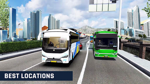 Coach Bus Racing Simulator 3D screenshot 1