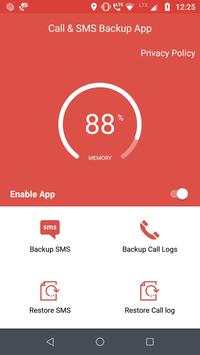 Call Log SMS backup 1 تصوير الشاشة