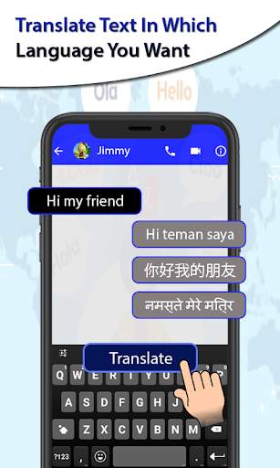 All languages chat translator keyboard स्क्रीनशॉट 2