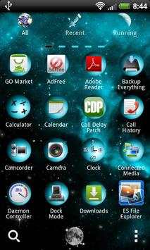 GO Launcher EX Cosmos Moon 2 screenshot 2