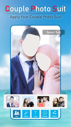 Couple Photo Suit Editor screenshot 1