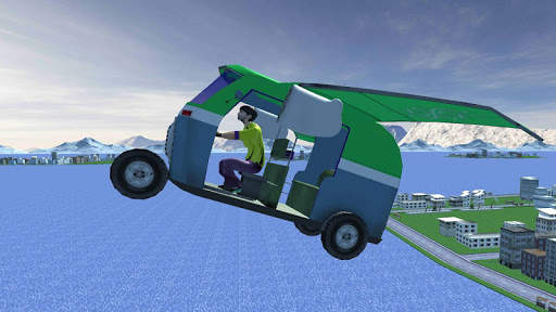 Flying Tuk Tuk Auto Rickshaw screenshot 3