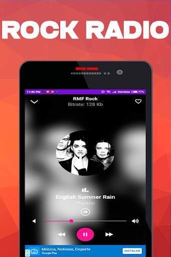 Rock Radio FM- Only Rock Music screenshot 2