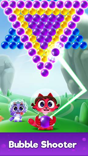 Space Cats: Pop Bubble Shooter screenshot 1