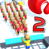 Run Crowd Smash - Push'em all 3D icon
