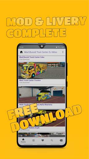 Mod Bussid Truk Canter DJ Mino 2020 screenshot 2