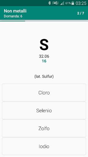Chimica Quiz screenshot 2