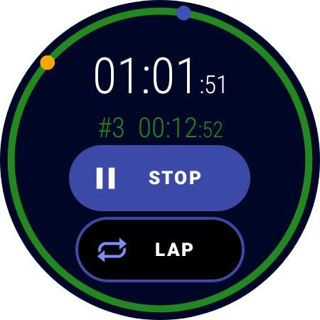 Stopwatch (Wear OS) screenshot 14