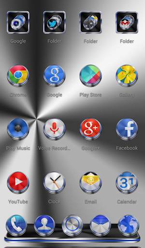 Next Launcher Theme Zenith 3D screenshot 5
