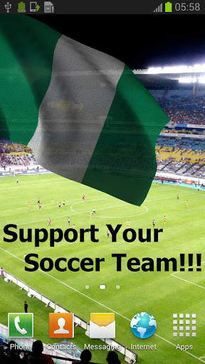 Nigeria Flag Live Wallpaper screenshot 1