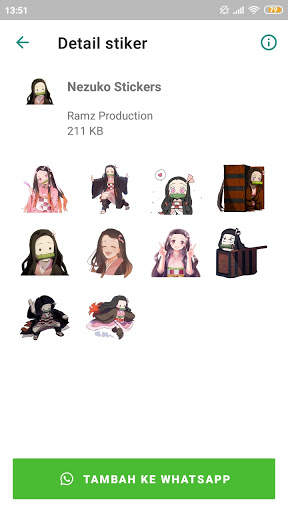 Cute Anime Sticker For WA screenshot 4