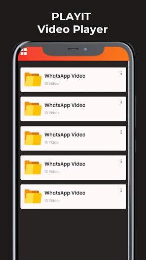 Dark Playit - HD Video Player & SAX Video Player screenshot 1