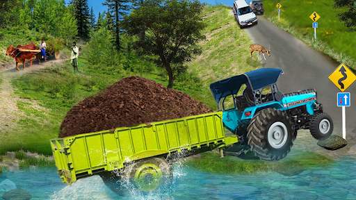 Heavy Tractor Trolley Game 3D screenshot 11