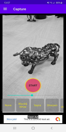 Quick Filter Camera - Big Red Button Edition screenshot 2