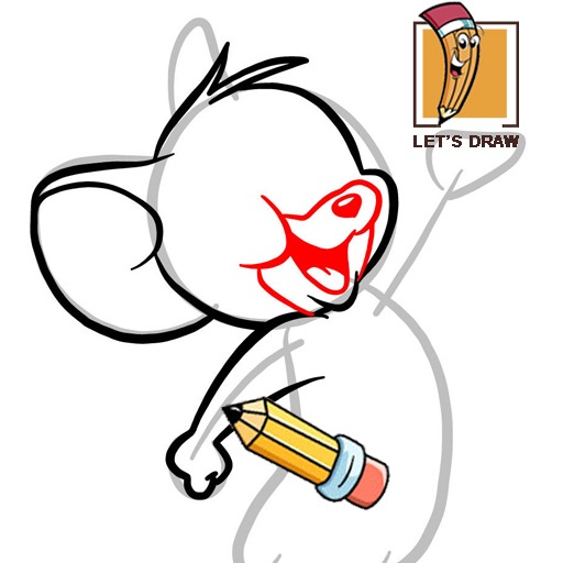Drawing Tom Cat &amp; Jerry Mouse icon