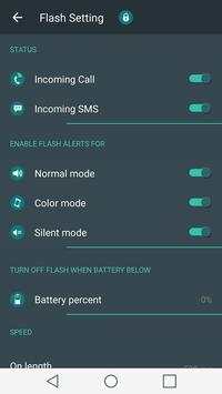Color Flashlight Alert Blinking - call & sms screenshot 2