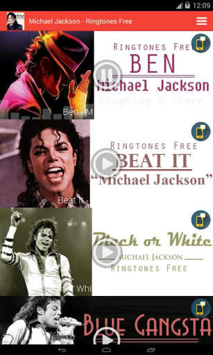 Michael Jackson - Ringtones Free screenshot 1