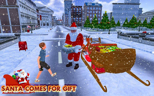 Christmas Santa Rush Gift Delivery- New Game 2020 screenshot 1