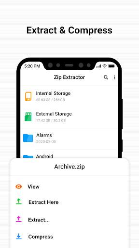 Zip, Unzip And Rar File Extractor screenshot 2