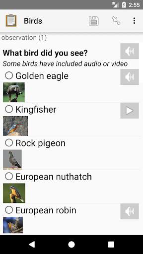 ODK Collect screenshot 3