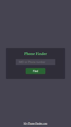 Find my phone - IMEI Tracker screenshot 1
