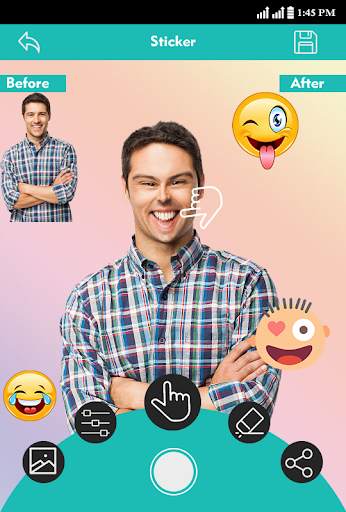 Crazy Face maker Funny Photo Warp Editor screenshot 1