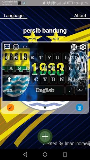 keyboard persib bandung स्क्रीनशॉट 5