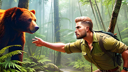 Hero Jungle Survival Games 3D screenshot 1