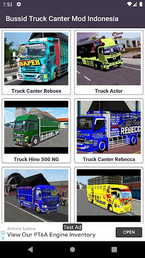 Bussid Truck Canter Mod Indonesia screenshot 2