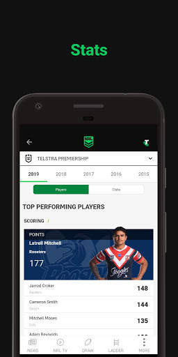 NRL Official App 4 تصوير الشاشة