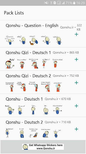 Qonshu international stickers for WhatsApp screenshot 4