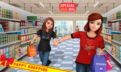 Supermarket Cash Register Sim: Girls Cashier Games screenshot 5