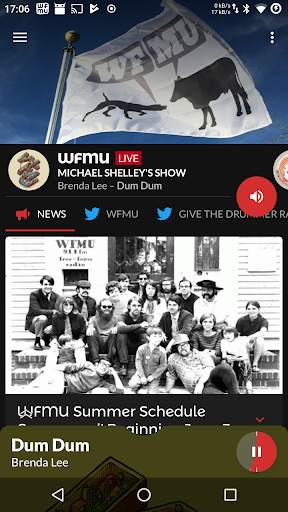 Woof Moo - An unofficial WFMU radio player screenshot 1