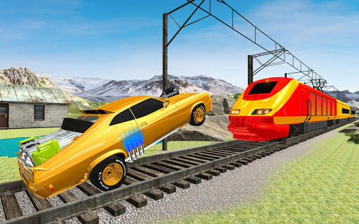 Train Crash Car Derby Demolition Racing Arena 2020 screenshot 1