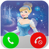 Fake Call From Cinderella Princess icon