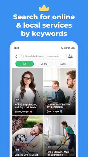 PerkWiz - Find Freelancers & Earn Rewards скриншот 1