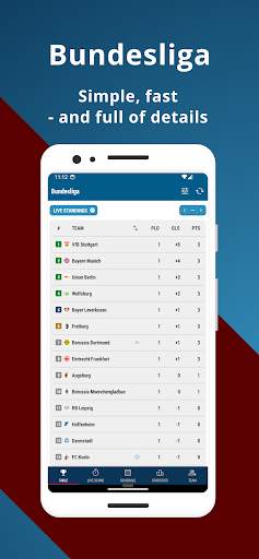 Football DE - Bundesliga screenshot 1