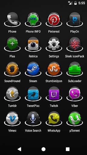 Sleek Icon Pack screenshot 4