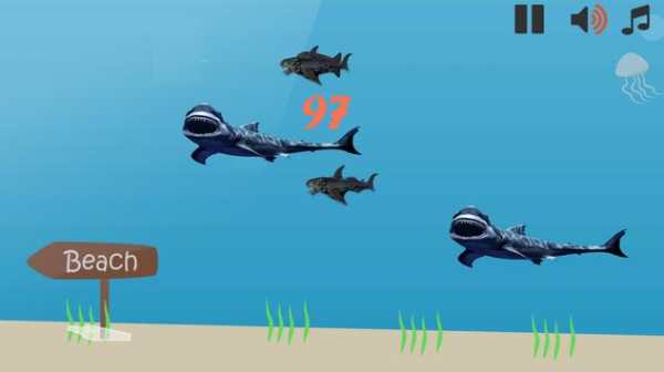Shark Attack Game screenshot 1