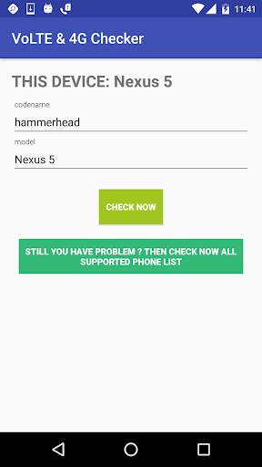 VoLTE & 4G, 5G Phone Checker w screenshot 2