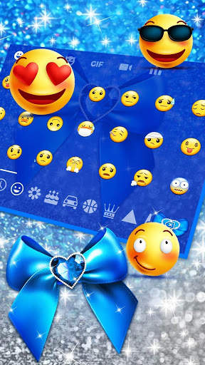 Glitter Bow Keyboard screenshot 3